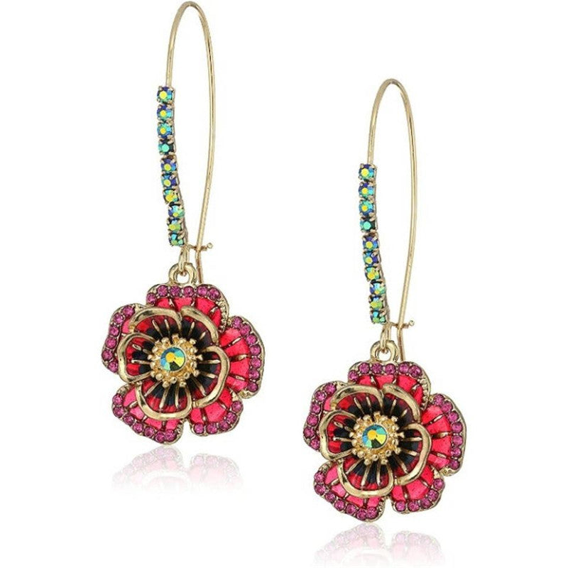 DEJAVU - Bohemian Floral Drop Earrings