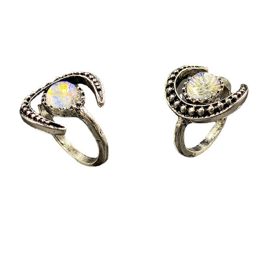 CRESSENCE - Moonstone Crystal Bohemian Ring