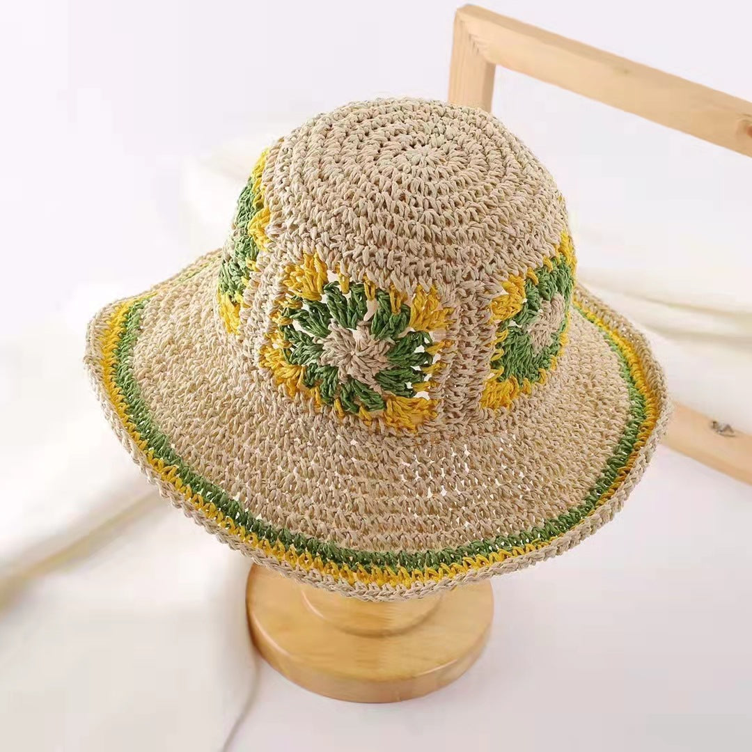 BOHETTE - Crochet Straw Bohemian Hat (Yellow)