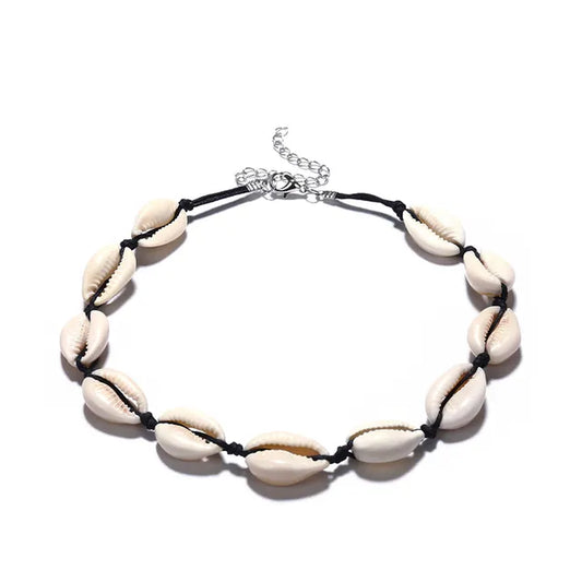 COWRY GALS - Bohemian Seashells Choker Necklace